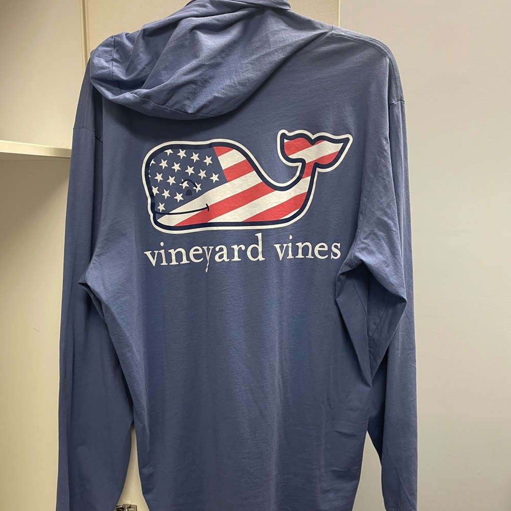 Vineyard Vines - Patriotic Long Sleeve Hooded T-shirt